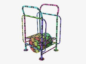 Running Iron Drum 3D Model