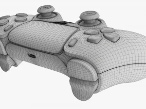 Контролер Sony Playstation 5 Dualsense Cosmic Red 3D Модель