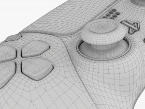 Контролер Sony Playstation 5 Dualsense Cosmic Red 3D Модель