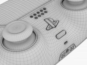 Контролер Sony Playstation 5 Dualsense Cosmic Red 3D Модель