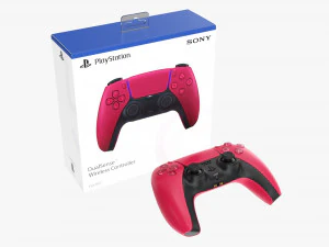 Sony Playstation 5 Dualsense コントローラー コズミック レッド 箱付き 3Dモデル