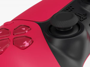 Sony Playstation 5 Dualsense Controller Cosmic Red With Box 3D Model