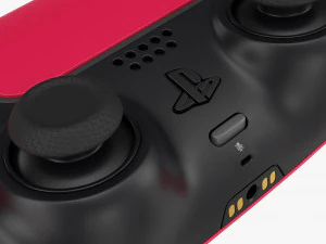 Sony Playstation 5 Dualsense Controller Cosmic Red With Box 3D Model