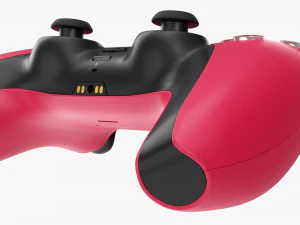 Sony Playstation 5 Dualsense Controller Cosmic Red With Box 3D Model