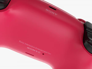 Sony Playstation 5 Dualsense Controller Cosmic Red With Box 3D Model