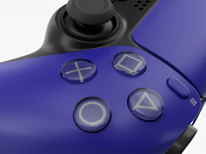 Sony Playstation 5 Dualsense Controller Galactic 3D Model
