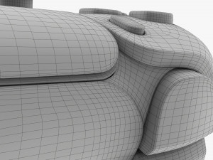 Sony Playstation 5 Dualsense Controller Galactic Modèle 3D