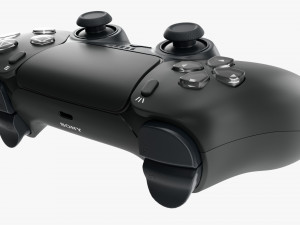 Sony Playstation 5 Dualsense Controller Midnight Black 3D 模型