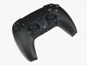 Sony Playstation 5 Dualsense Controller Midnight Black 3D Model