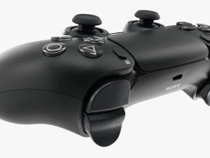 Sony Playstation 5 Dualsense Controller Midnight Black 3D Model