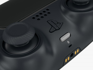 Sony Playstation 5 Dualsense Controller Midnight Black 3D 模型