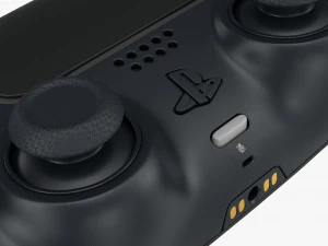 Sony Playstation 5 Dualsense Controller Midnight Black 3D Model