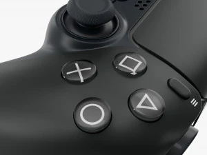 Sony Playstation 5 Dualsense Controller Midnight Black 3D Model