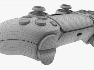 Sony Playstation 5 Dualsense Controller Midnight Black 3D Model
