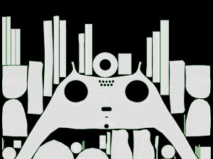 Sony Playstation 5 Dualsense Controller Midnight Black 3D 模型