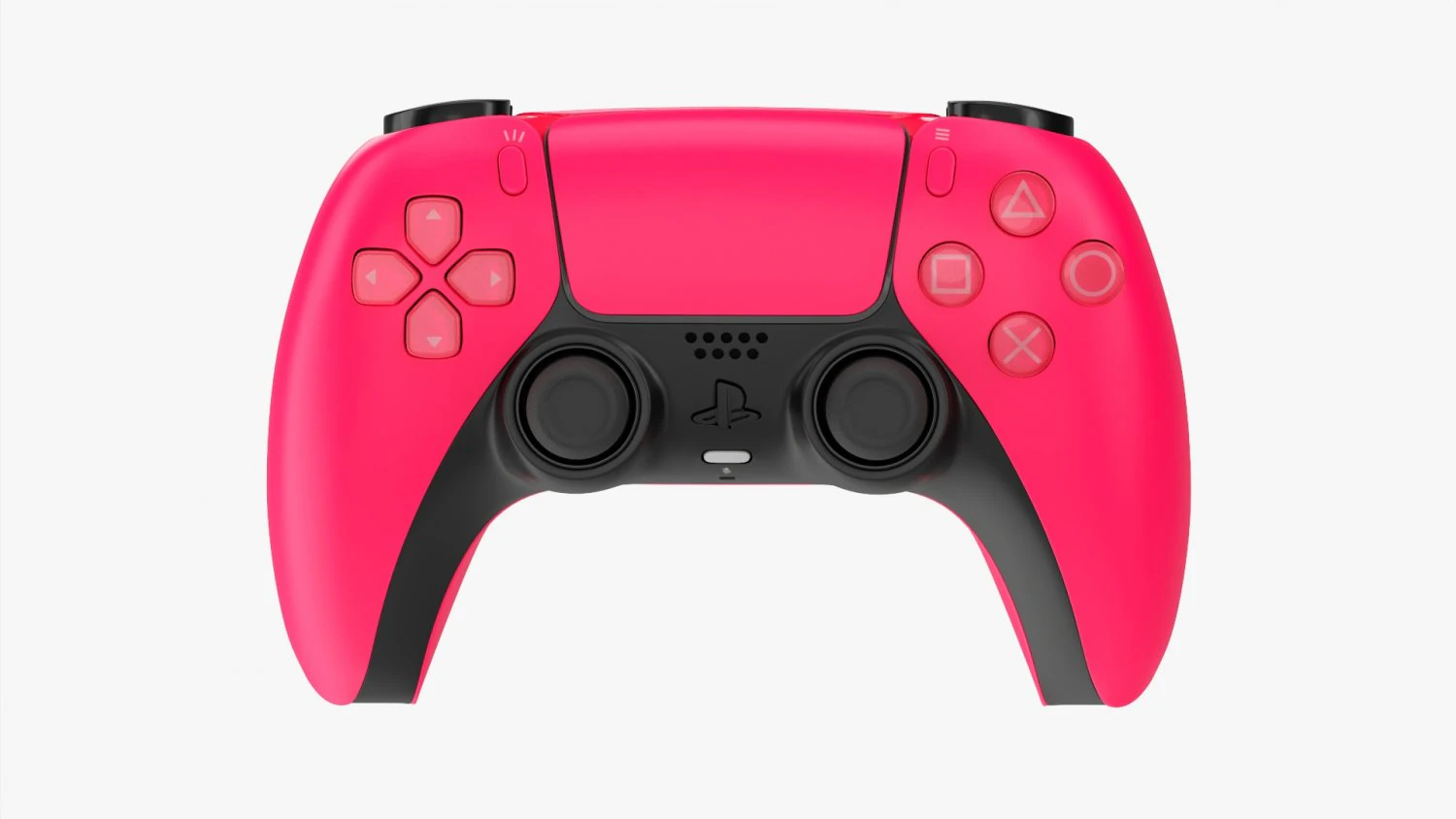 Sony Playstation 5 Dualsense Controller Nova Pink 3D Model .c4d .max .obj .3ds .fbx .stl .blend 