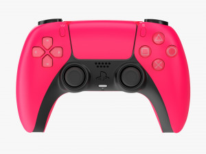 Sony Playstation 5 Dualsense Controller Nova Pink 3D Model