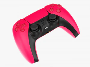 Sony Playstation 5 Dualsense Controller Nova Pink 3D Model