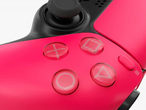 Sony Playstation 5 Dualsense Controller Nova Pink 3D Model