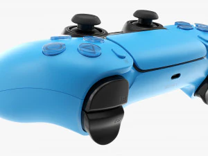 Sony Playstation 5 Dualsense Controller Starlight Blue 3D Model
