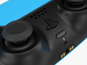 Sony Playstation 5 Dualsense Controller Starlight Blue 3D Model