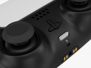 Sony Playstation 5 Dualsense Controller White 3Dモデル