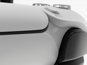 Sony Playstation 5 Dualsense Controller White 3Dモデル