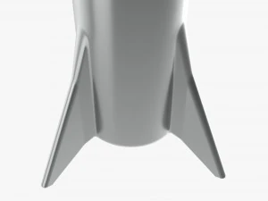 Space Rocket 3D Model