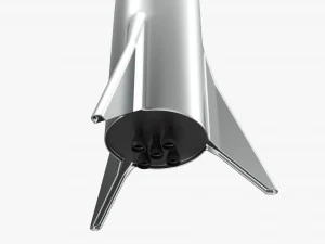 Space Rocket 3D Model