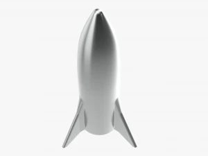 Space Rocket 3D Model
