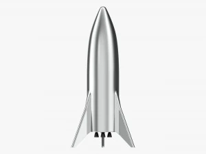 Space Rocket 3D Model