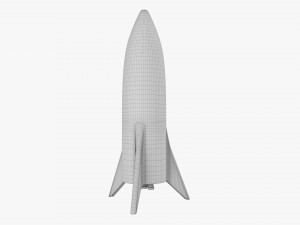 Space Rocket 3D Model