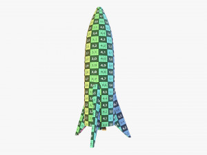 Space Rocket 3D Model