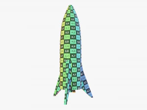 Space Rocket 3D Model