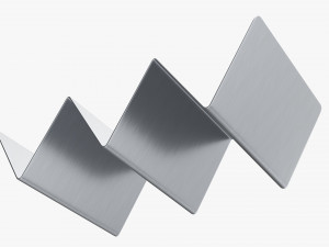 Stainless Steel Taco Holder 3Dモデル