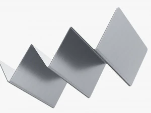 Stainless Steel Taco Holder 3D Model