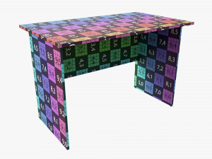 Student Desk 3D 模型
