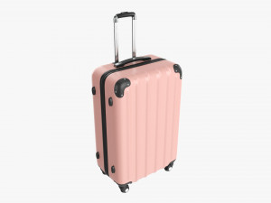 Suitcase Hardshell Large On Wheels 3D 모델