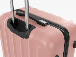 Suitcase Hardshell Large On Wheels 3D Model