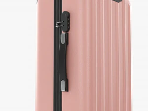 Suitcase Hardshell Large On Wheels 3D Model