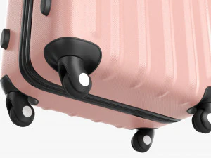 Suitcase Hardshell Large On Wheels 3D Model