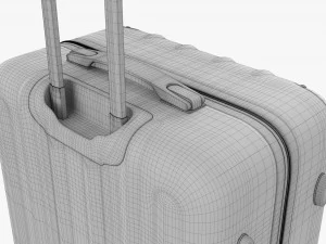 Suitcase Hardshell Large On Wheels 3D Model