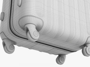 Suitcase Hardshell Large On Wheels 3D Model