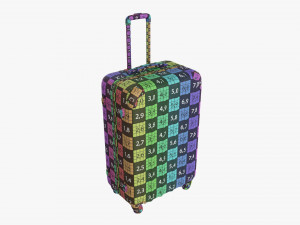 Suitcase Hardshell Large On Wheels 3D 모델