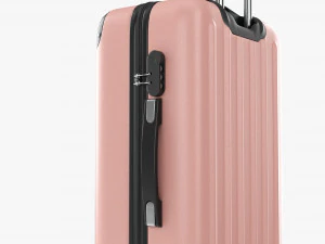 スーツケース ハードシェル ミディアム ホイール付き 3Dモデル