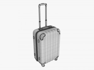 Suitcase Hardshell Medium On Wheels Modelo 3D