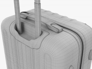 スーツケース ハードシェル ミディアム ホイール付き 3Dモデル