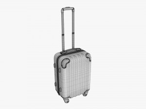 Suitcase Hardshell Small On Wheels Modèle 3D