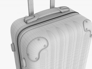 Suitcase Hardshell Small On Wheels 3D Model