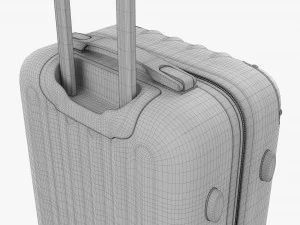 Suitcase Hardshell Small On Wheels 3D Model
